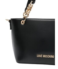 LOVE MOSCHINO JEWEL Geantă de m&acirc;nă, cu curea de umăr negru - Genți femei - 4