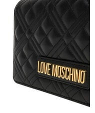 LOVE MOSCHINO SMART DAILY Poșetă cu lanț negru - Genți femei - 5