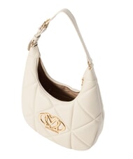 LOVE MOSCHINO EMBOSSED Geantă de umăr fildeş - Genți femei - 3