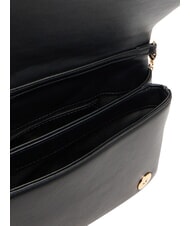 LOVE MOSCHINO EMBOSSED Geantă de umăr mini, cu lanț negru - Genți femei - 6
