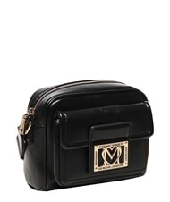 LOVE MOSCHINO LOCKED IN GOLD Geantă de umăr mini negru - Genți femei - 2