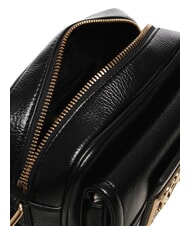 LOVE MOSCHINO LOCKED IN GOLD Geantă de umăr mini negru - Genți femei - 4