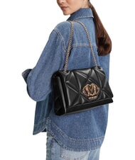 LOVE MOSCHINO EMBOSSED Geantă de umăr / geantă crossbody negru - Genți femei - 2