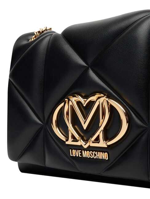 EMBOSSED Geantă de umăr / geantă crossbody negru - Genți femei