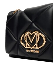 LOVE MOSCHINO EMBOSSED Geantă de umăr / geantă crossbody negru - Genți femei - 4