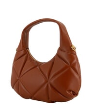 LOVE MOSCHINO EMBOSSED Geantă de m&acirc;nă, cu curea de umăr castan - Genți femei - 4