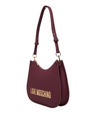 LOVE MOSCHINO BOLD LOVE Geantă de umăr vin - Genți femei - 3