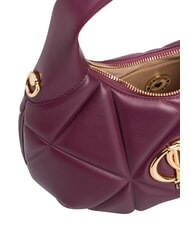 LOVE MOSCHINO EMBOSSED Geantă de m&acirc;nă, cu curea de umăr vin - Genți femei - 4