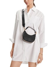 LOVE MOSCHINO GIANT Geantă mini, cu curea de umăr negru - Genți femei - 2