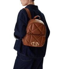 LOVE MOSCHINO EMBOSSED Rucsac cu buzunar frontal - Genți femei