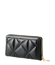 LOVE MOSCHINO EMBOSSED Portofel mare cu fermoar negru - Portofele femei - 2
