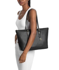 MICHAEL KORS QUINN Geantă de cumpărături de umăr extra mare negru - Genți femei - 2