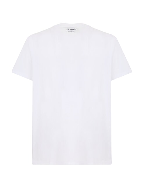 BASIC Tricou cu m&acirc;necă scurtă din bumbac alb - tricou