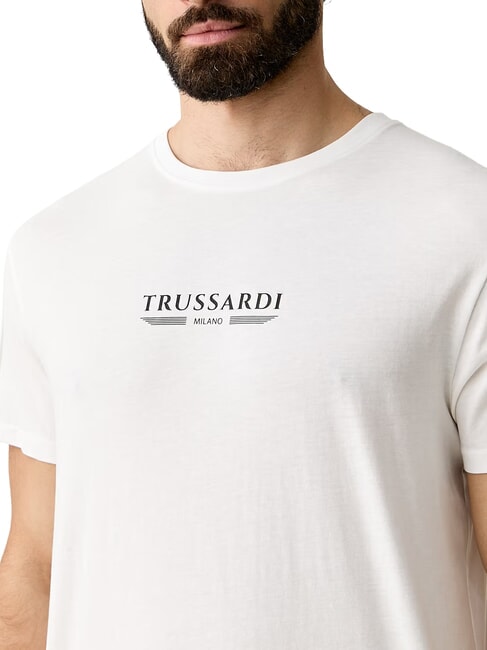 BASIC Tricou cu m&acirc;necă scurtă din bumbac alb - tricou