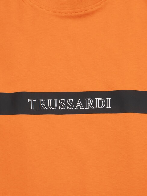 DIGITAL LEVRIERO Tricou din bumbac cu m&acirc;necă scurtă portocale - tricou