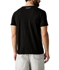 TRUSSARDI BASIC Tricou cu m&acirc;necă scurtă din bumbac negru - tricou - 2