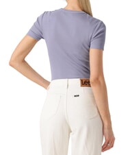 CALVIN KLEIN WASHED WOVEN LABEL Tricou din bumbac cu m&acirc;necă scurtă - tricou