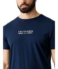 TRUSSARDI BASIC Tricou cu m&acirc;necă scurtă din bumbac marină - tricou - 3