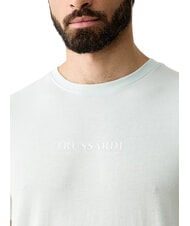 TRUSSARDI BASIC Tricou cu m&acirc;necă scurtă din bumbac azur - tricou - 3