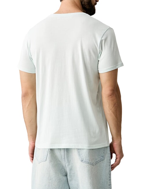 BASIC Tricou cu m&acirc;necă scurtă din bumbac azur - tricou