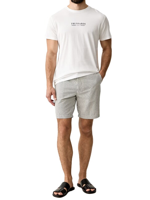 BASIC Tricou cu m&acirc;necă scurtă din bumbac alb - tricou