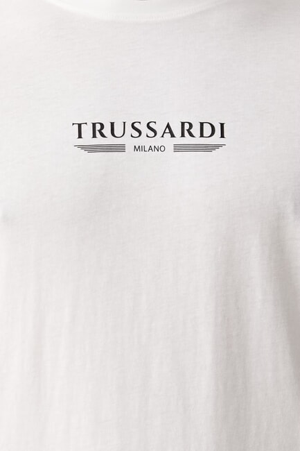 BASIC Tricou cu m&acirc;necă scurtă din bumbac alb - tricou