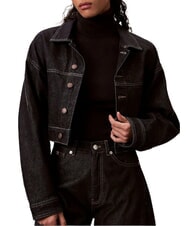 CALVIN KLEIN CK JEANS Pulover cu guler &icirc;nalt, m&acirc;necă lungă ck negru - Pulovere pentru femei - 5