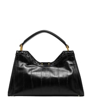GIANNI CHIARINI AURORA Geantă de m&acirc;nă cu curea de umăr, din piele negru - Genți femei - 3