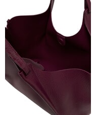 GIANNI CHIARINI DUA Geantă mare de umăr din piele rubin antic - Genți femei - 6