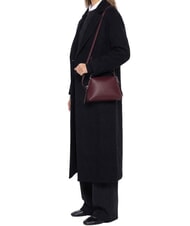 GIANNI CHIARINI ALIFA  Geantă de m&acirc;nă mini, cu curea de umăr rubin antic - Genți femei - 5