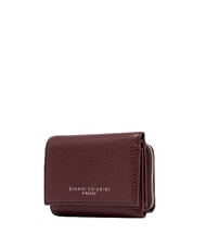 GIANNI CHIARINI WALLETS GRAIN Portofel mic din piele pietrișată rubin antic - Portofele femei - 2