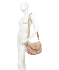 GIANNI CHIARINI HELENA ROUND Geantă de umăr cu curea de umăr, din piele BLUE - Genți femei - 5