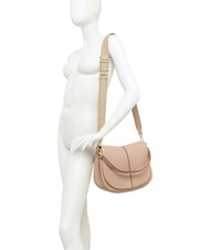 GIANNI CHIARINI HELENA ROUND Geantă de umăr cu curea de umăr, din piele negru - Genți femei - 5
