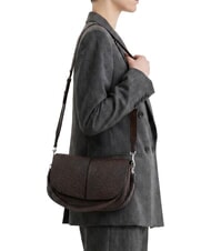 GIANNI CHIARINI HELENA ROUND Geantă de umăr cu curea de umăr, din piele exprimat - Genți femei - 5