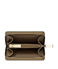 MICHAEL KORS JET SET Portcard din piele cu portofel pentru monede loden - Portofele femei - 3