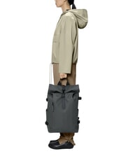 RAINS ROLLTOP RUCKSACK Rucsac gri &icirc;nchis - Rucsacuri pentru școală și timp liber - 5
