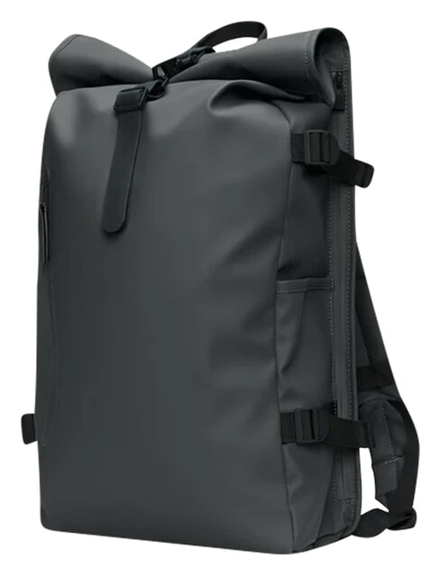 ROLLTOP RUCKSACK Rucsac gri &icirc;nchis - Rucsacuri pentru școală și timp liber