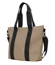 RAINS TOTE BAG MINI Geanta impermeabila bej - Genți femei - 3