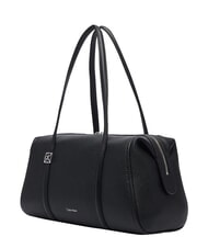 CALVIN KLEIN EMBLEM HW Geantă de umăr pe negru - Genți femei - 5