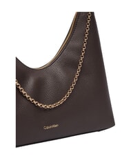 CALVIN KLEIN EMBLEM HW Geantă de umăr argint delicios/antic - Genți femei - 5