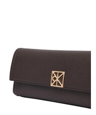 CALVIN KLEIN EMBLEM HW Geantă de ambreiaj, geantă de umăr argint delicios/antic - Genți femei - 3
