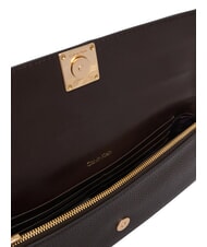 CALVIN KLEIN EMBLEM HW Geantă de ambreiaj, geantă de umăr argint delicios/antic - Genți femei - 5