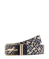 TOMMY HILFIGER TH SQUARE Curea albastru spațial - Curele - 3