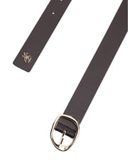 TOMMY HILFIGER TH SCULPT Curea de piele fondant maro - Curele - 4