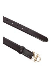 CALVIN KLEIN ROUND CK BUCKLE Curea de piele - Curele