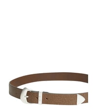 TOMMY HILFIGER TJW SEASONAL COOL Curea de piele kaki &icirc;nchis de munte - Curele - 3