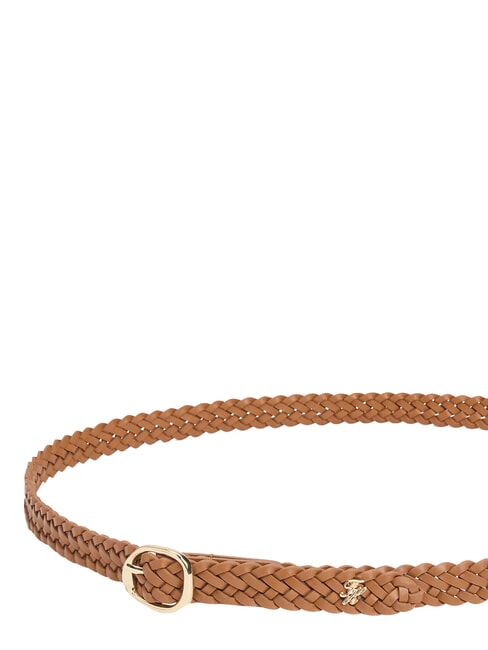TH SCULPT Curea de piele coniac - Curele