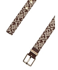TOMMY HILFIGER TH SQUARE Curea kaki clasic - Curele - 4
