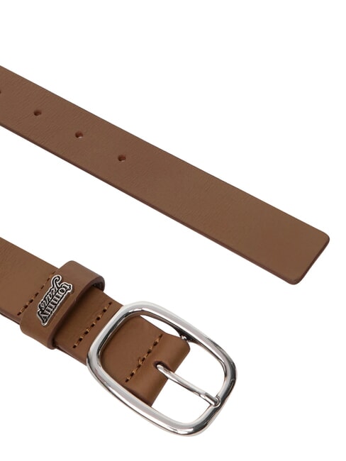 TJW OVAL Curea de piele kaki &icirc;nchis de munte - Curele