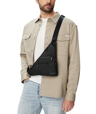 CALVIN KLEIN EMBLEM AOP Geantă de umăr pe negru - Genți de umăr bărbați - 2